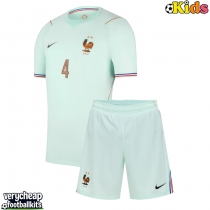 France Dayot Upamecano #4 Replica Away Minikit World Cup 2026 Short Sleeve (+ pants)